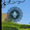 10-Inch Shadow of The Forest Wind Spinner – 360° Rotating 3D Hanging Kinetic Decor for Garden, Yard, or Indoor