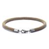 Braccialetto Fortunato Minimalista Unisex Corda Inossidabile Ipoallergenico Accessorio Casual da Spiaggia Per Coppie Braccialetto Corda Rosso Nero Joias