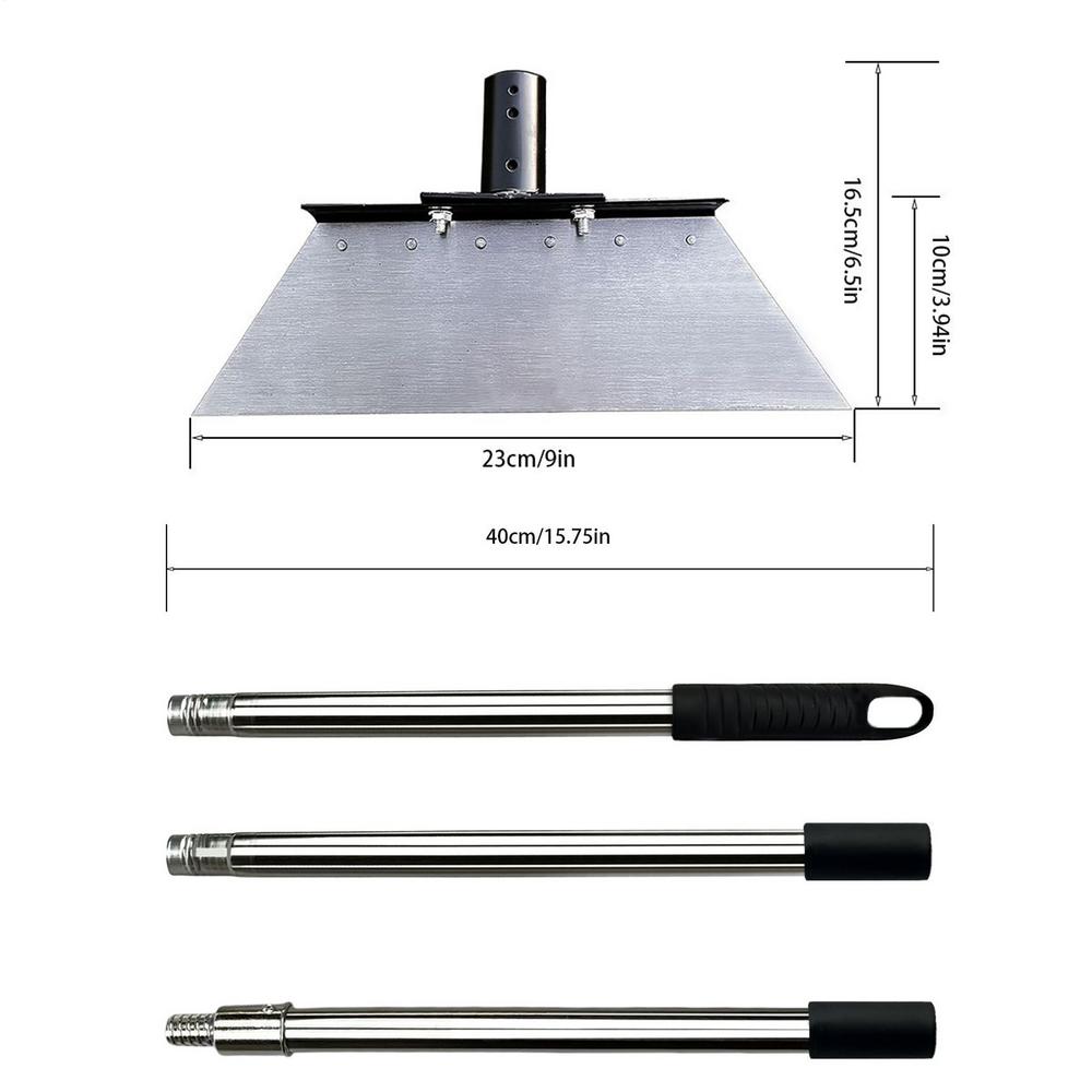 Garden Trowels Stainless Steel Garden Shovel Hand Tool Gardening Accessories Multifunctional Cleaning Spatula For Removing Moss