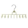 Hook Hanger 18 Multi-Hook Over Door Organizer Strong Load-Bearing Space-Saving Clothes Bags Towels Storage Rack