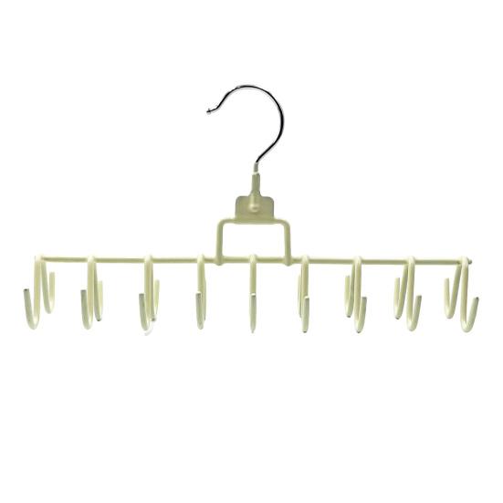 Hook Hanger 18 Multi-Hook Over Door Organizer Strong Load-Bearing Space-Saving Clothes Bags Towels Storage Rack
