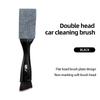 2 In 1 Car Dust Tool Cleaning Brush Interior Accessories Sticker For BMW X1 X3 X4 X5 E46 E90 F20 E60 E39 F10 M1 M2 M3 M5 M6 M