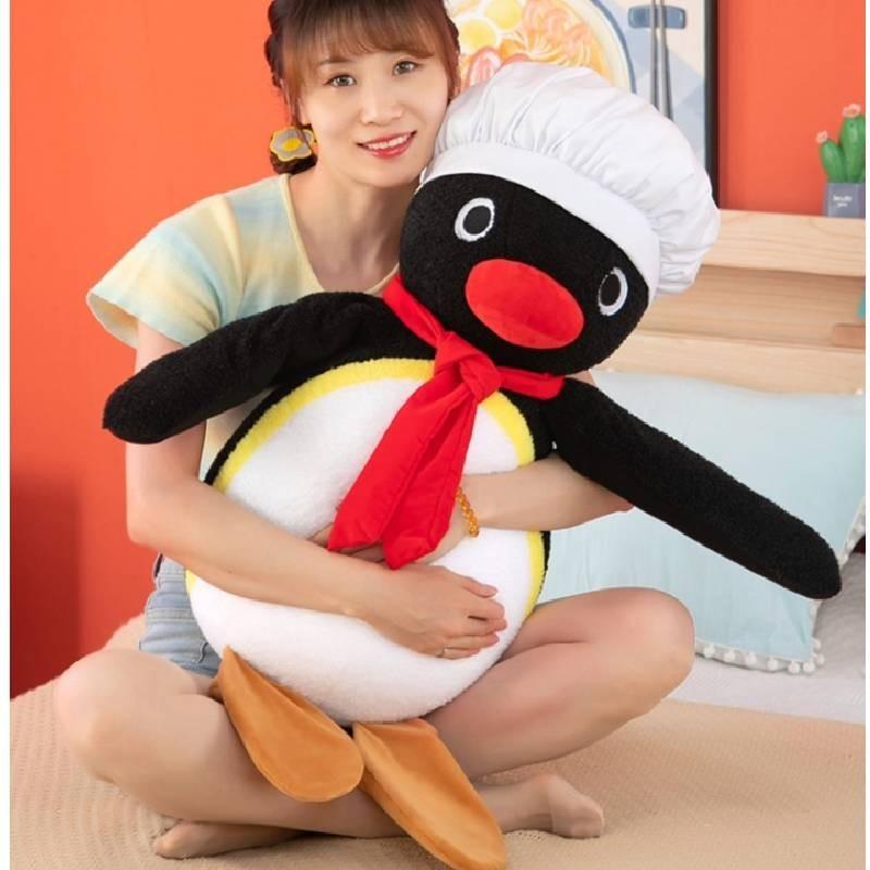Adorable Pingu Chef Penguin Plush Toy Soft And Cute Penguin Stuffed Animal For Kids