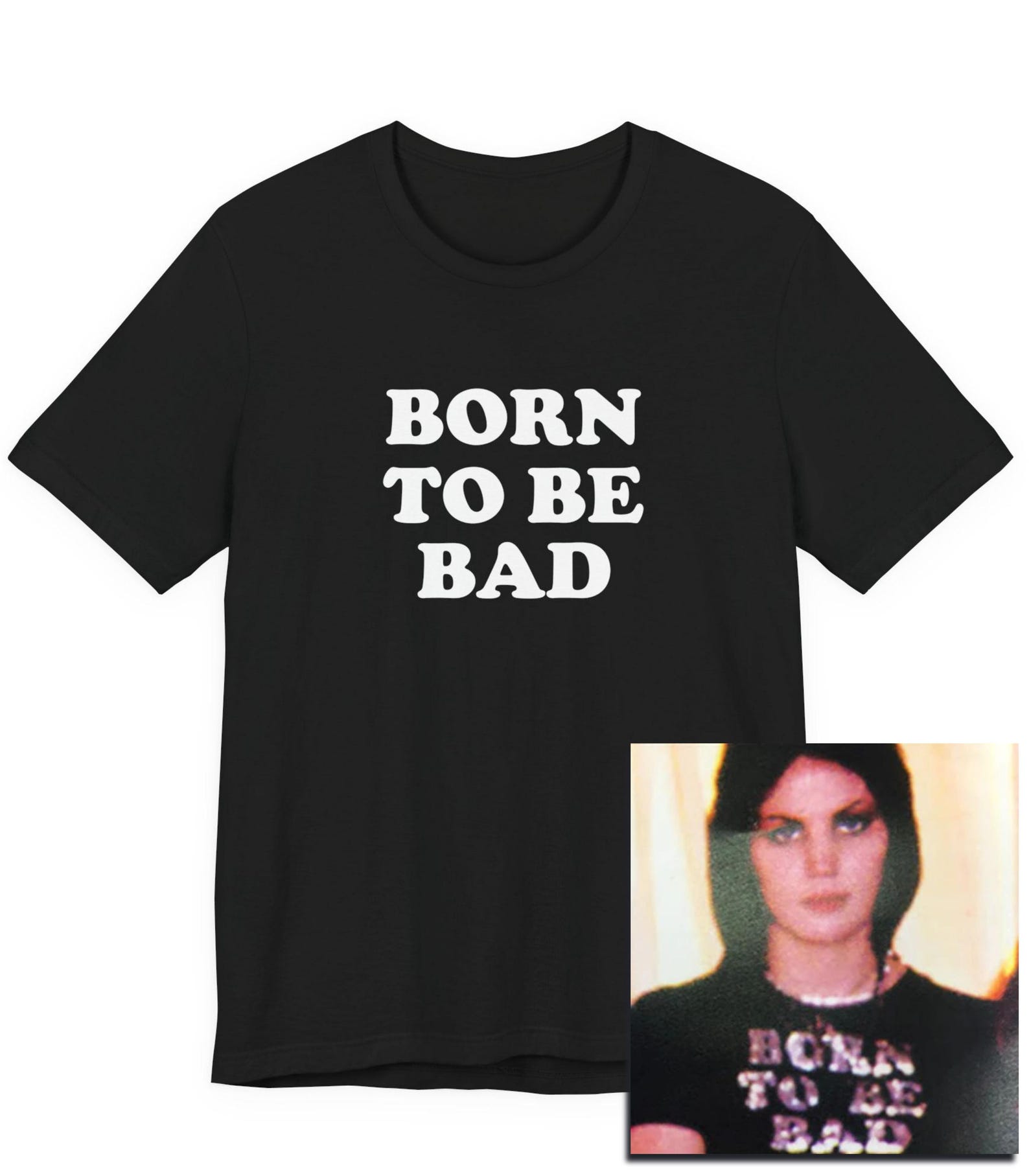 Born To Be Bad T-Shirt, Classic Rock and Roll T-Shirt, Bad To The Bone, Born To Be Wild, Outlaw Song, Bad Boy, Gift For Rebel, Statement Tee 2XL