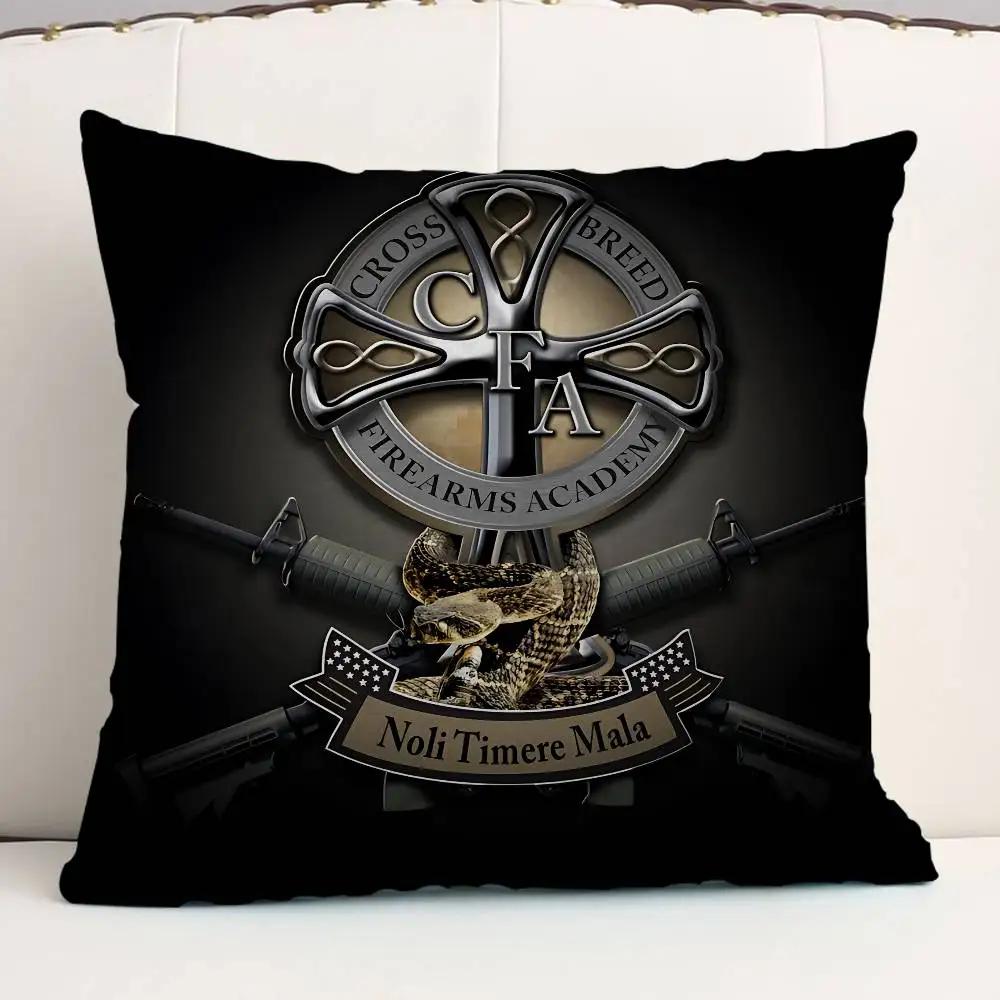 GUN SmithS W-WessonS Maple Design Cushion Cover Happy Autumn Harvest Decor Holiday Decorati Pillow Cover