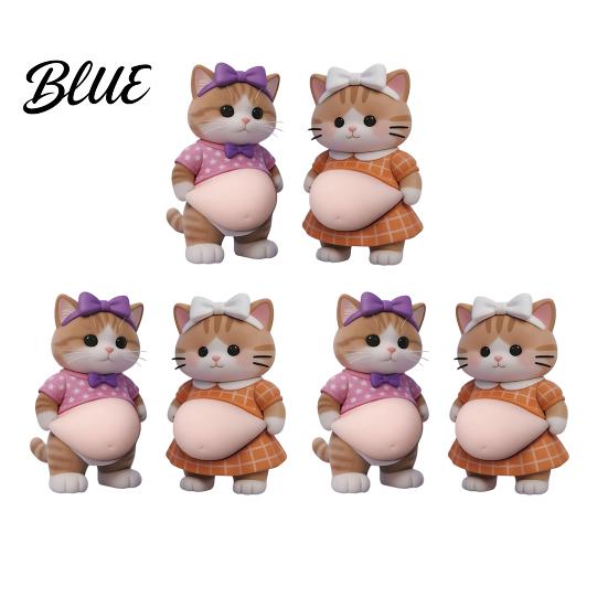 Table Corner Bumper 3D Pet Belly Sticker Soft Anti-Collision Cartoon Kitten/Puppy Decal with Cute Silicone Big Cushioned Protectors for Phones