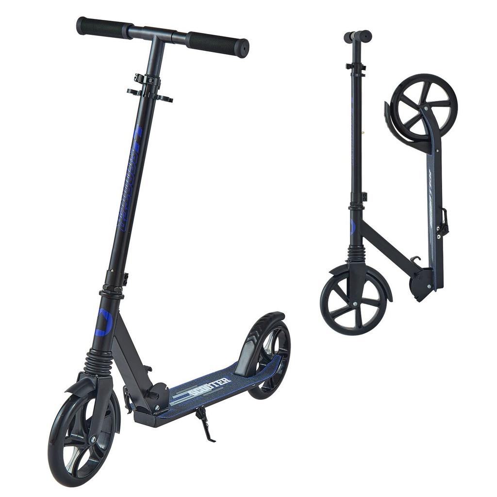 Kick Scooter for Kids Ages 8+, Teens & Adults, 2-Wheel Toddler Scooter with Adjustable Height Handlebar, Wide Anti-Slip Deck, Foldable Lightweight for