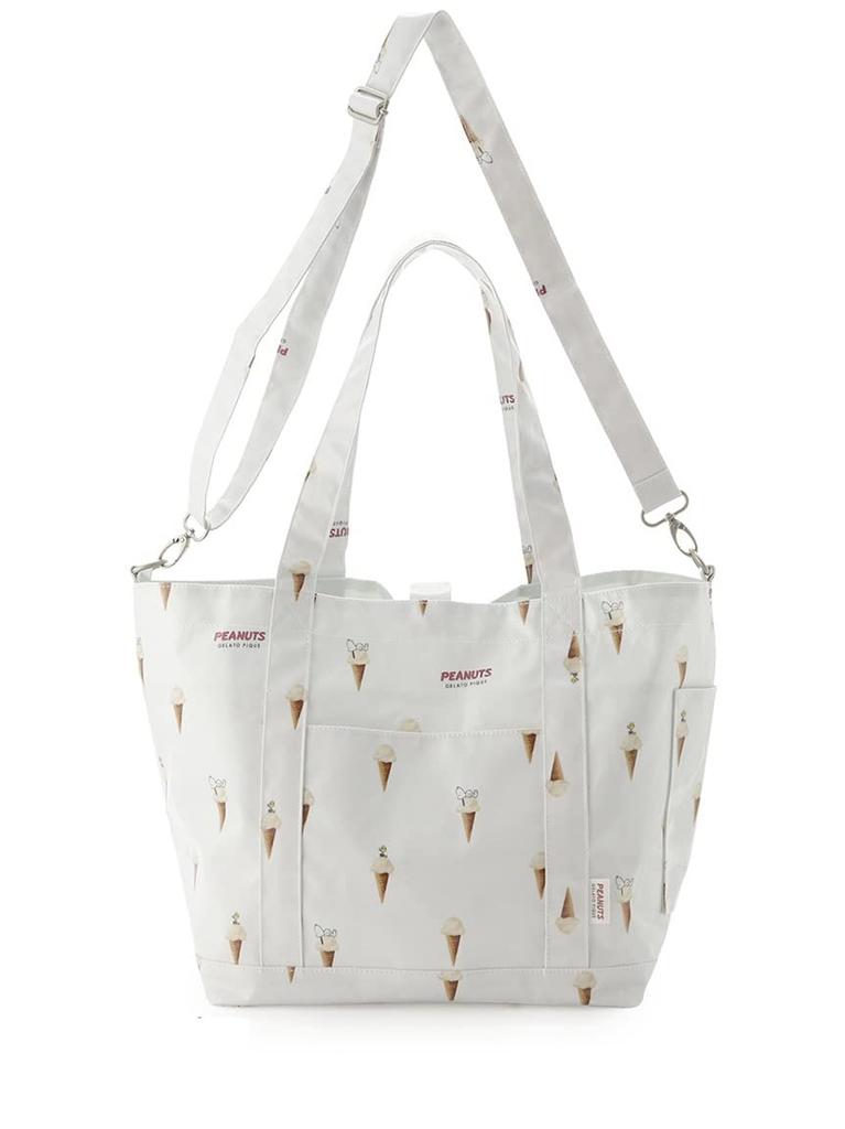 Gelato Patterned Mom Bag PWGB232547 OWHT [Gelato Pique] [PEANUTS] Women's