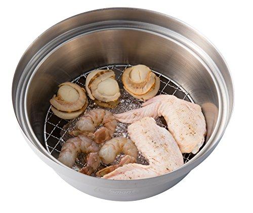 Coleman Compact Smoker with Wood Chips, Silver, Approx. 23.5mm Diameter x 20.5mm