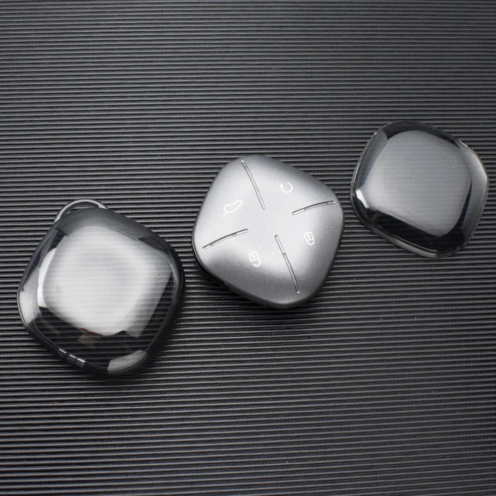Transparent TPU Car Remote Key Cover Case for Chery Jetour Dashing X-1 Plus DTC IDM 2022 2023 Keyless Shell Fob Bag Accessories