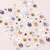 Halloween Cartoon Ghost & Spider Nail Stickers - Cute Internet Celebrity Design with Lip Back Adhesive