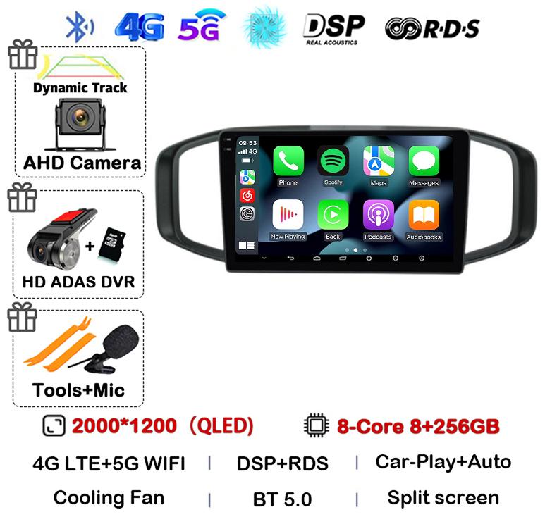 Android 14 Carplay Auto Car Radio For Morris Garages MG3 2017 2018 2019  Multimedia Video Player GPS Navigation Stereo Audio