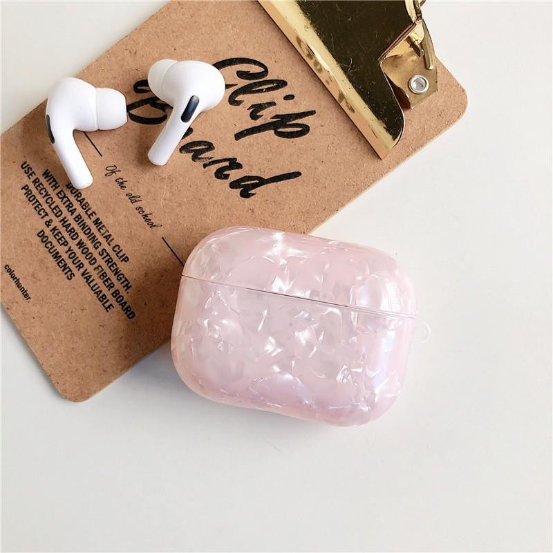 Simple shell pattern AirPods Pro earphone cover for Apple 1/1/1 generation wireless Bluetooth silicone cover trendy girl