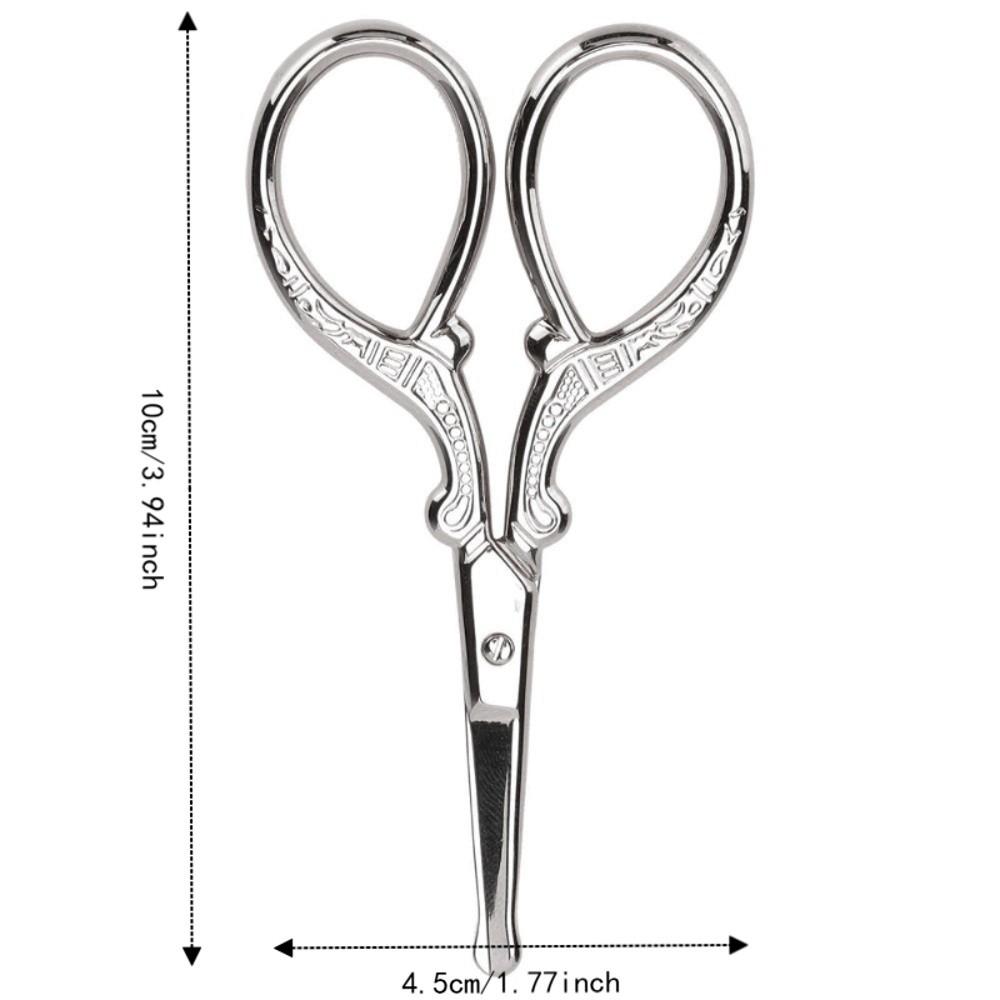 Stainless Steel Thread Scissors Small Size Cross Stitch Scissors For Cross Stitch серебряный