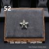 Cercei Stud Trendy Cruce Cupru Alb Argint Thai 925 cu Diamante Colorate pentru Bărbați și Femei