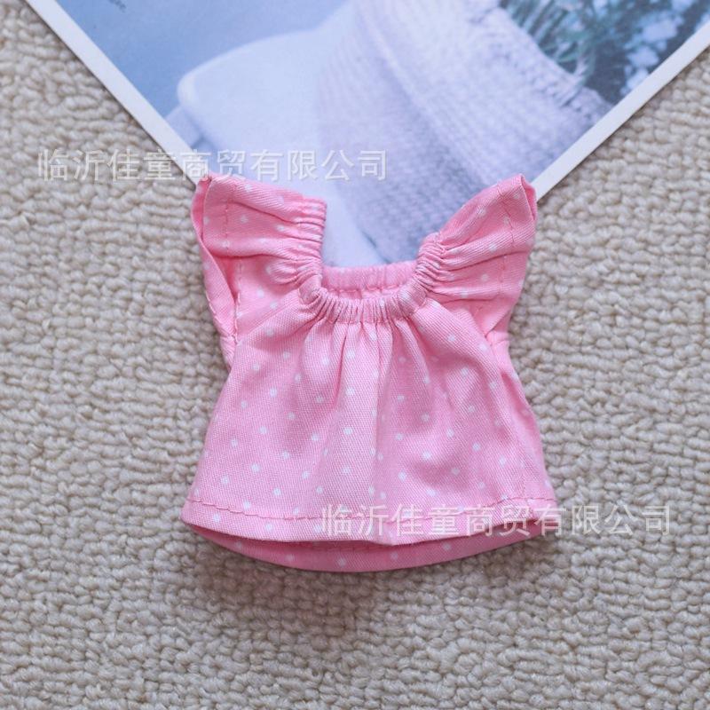 Labubu Doll Clothing Headmaster Dog Floral Dress 17cm Plush Doll Clothing Accessories Labubu I II Idol Doll Sitting Party