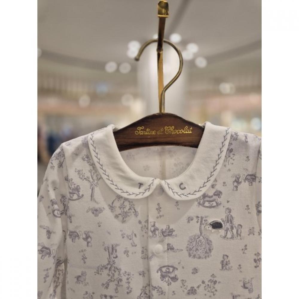 Aesop Chocolate Newborn Gift Bodysuit + Baby Gown + Hat 3 Piece Set  Tnprqx071na