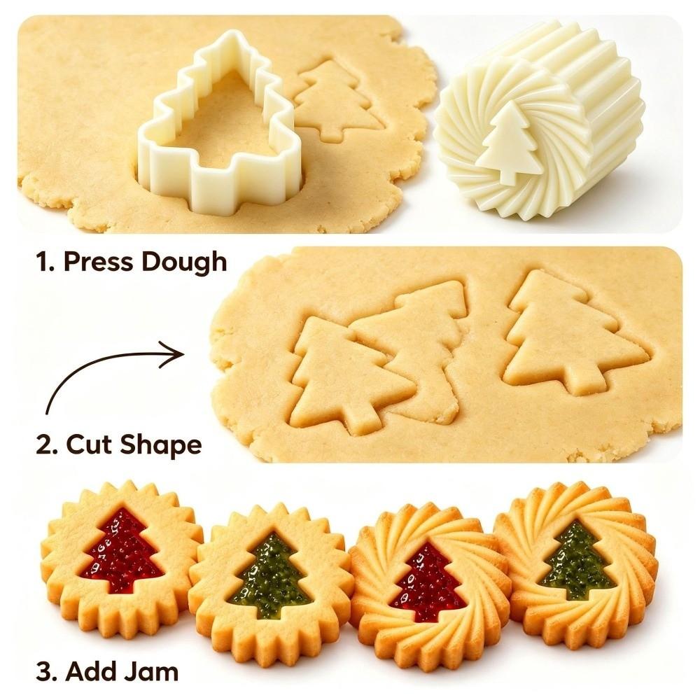1/2pcs Non-Stick Sunflower Cake Press Mold Pineapple Tower Biscuits Mold  Mid Autumn Baking