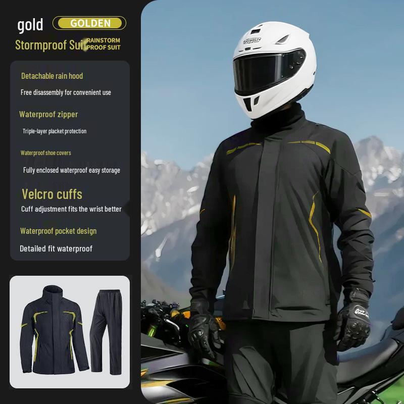 Wasserdichter Ganzkörper-Regenanzug für Motorrad und Roller (Unisex)
