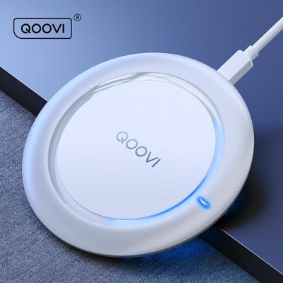 QOOVI Cargador inalámbrico rápido de 15W para Samsung Galaxy S20 S10 S9 S8 Note 10 9 8, almohadilla de carga USB Qi para iPhone 13 12 11 Pro Xs Max Xr X 8 Plus