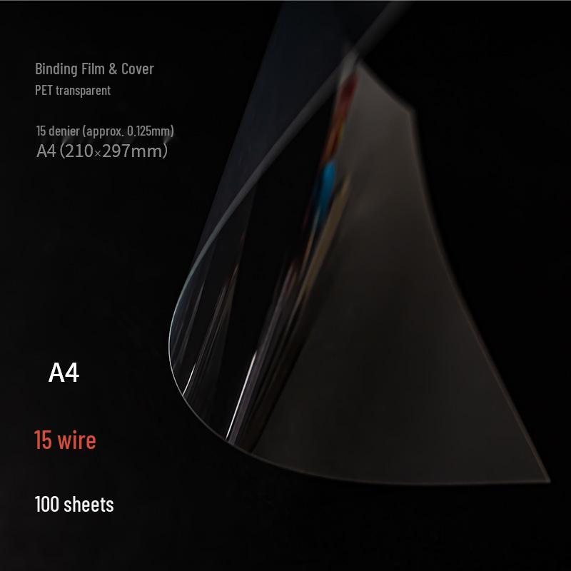 A4/A3 Frosted Transparent PVC Film for Art & Craft 