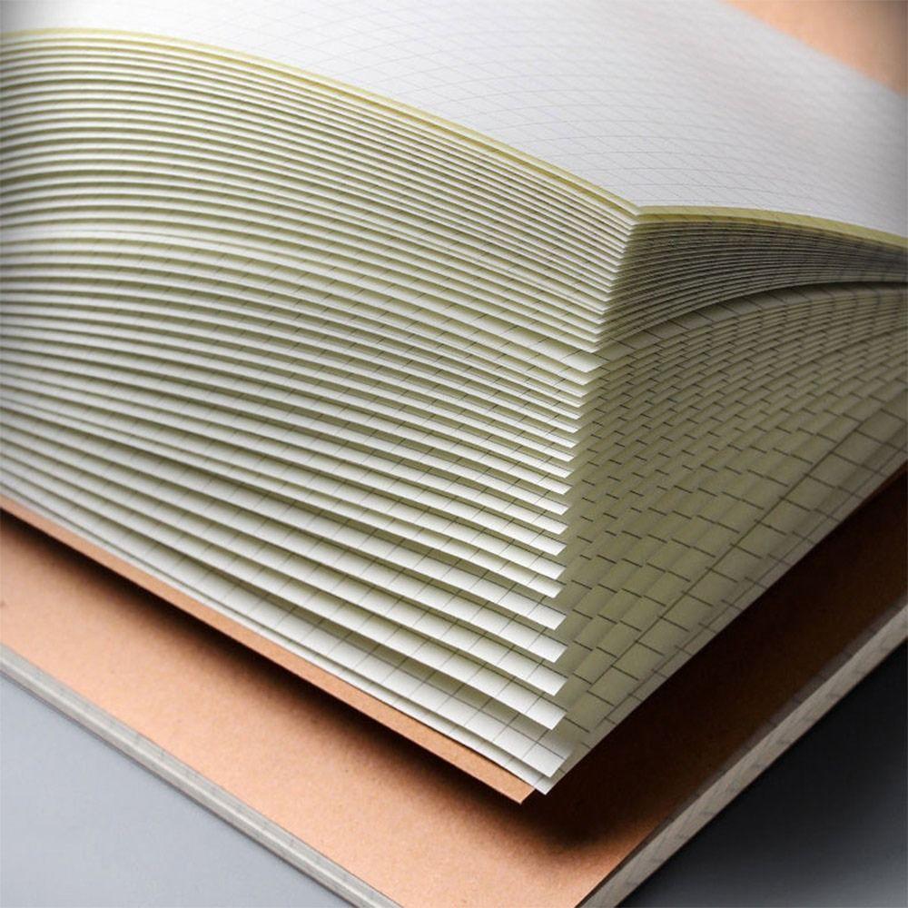 Kraft Cover Diary Book Grid/Lined/Blank Notepad High Quality Sketchbook  School/Office