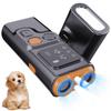 Dog Bark Deterrent with LED Flashlight Ultrasonic Barking Deterrent Device Rechargeable Portable Dog Repeller for Indoor Outdoor