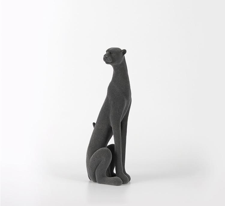 Elegant Leopard Figurine for Home or Office Decor