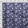 oneOone Cotton Flex Bluish Violet Fabric Florals Sewing Fabric By The Yard Printed Diy Clothing Sewing Supplies 40 Inch