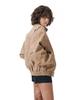 Secondmono Washed Faux Leather Blouson [Beige]_Sejk024Beige