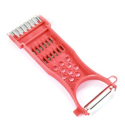 New Plastic Vegetable Peeler Multifunctional Stainless Steel Chopper Kitchen Tools Cooking Gadgets Fruit Grater