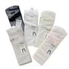 Women's Summer Ultra Thin Hollow Transparent Bow Net Yarn In The Tube Pile Socks