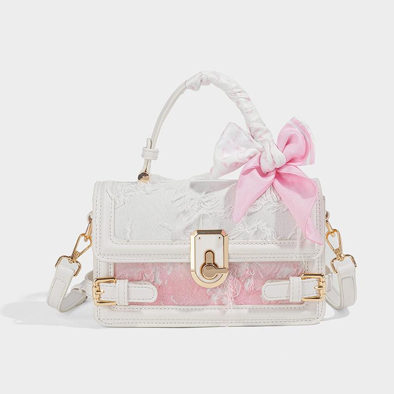 Dropshipping Sommer High-End Handtasche 2025 Neu Nische Bestickt Pendeln Schulter Crossbody Kleine Quadratische Tasche