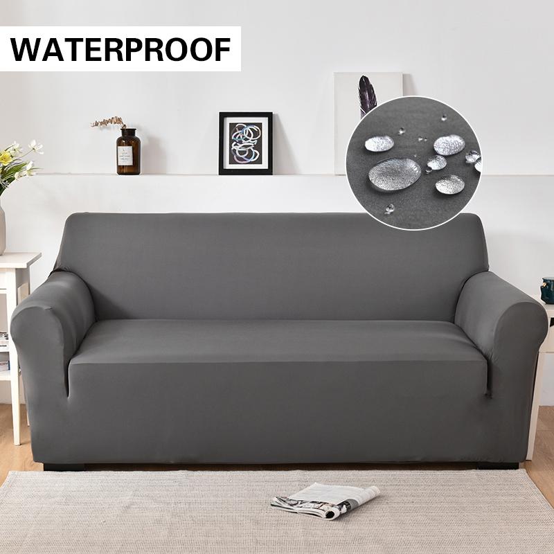Waterproof Sofa Slipcover Anti Slip Stretch Sofa Covers For Living Room Furniture Protector Couch Cover Pets Dogs Friendly 1Pc