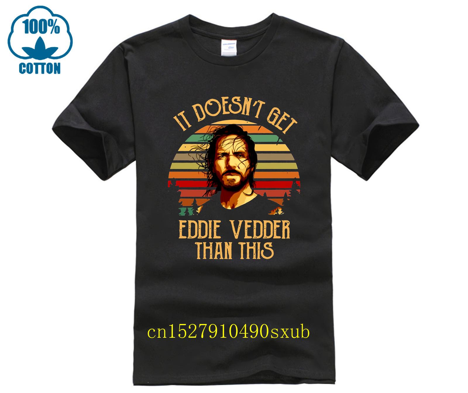 Marke Herrenhemd Es wird nicht Eddie Vedder als dieses Hemd M black