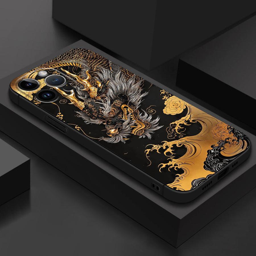 

Case for Google Pixel 7a 9 Pro XL 6 Pro 7 Pro 8 Pro 6a 8a 9a Soft Shell Dragon Pattern Pixel 6a