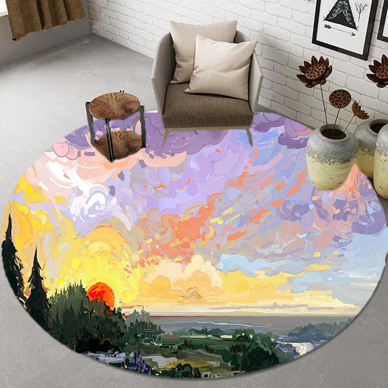 Covoare pentru târât pentru bebeluși Covoare rotunde Covoare cu desene animate Covoare pentru cameră pentru copii Covoare pentru dormitor Decorare acasă Covoare rotunde pentru sufragerie Covoare cu animație