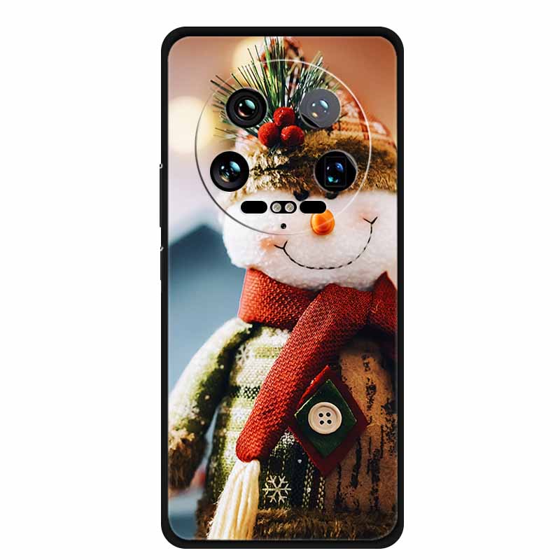 Christmas Phone Case For Xiaomi 14 Ultra Pro Case Soft Silicone Luxury Deer Cover for Xiaomi 13 Ultra Pro Back Coque Cases 14pro