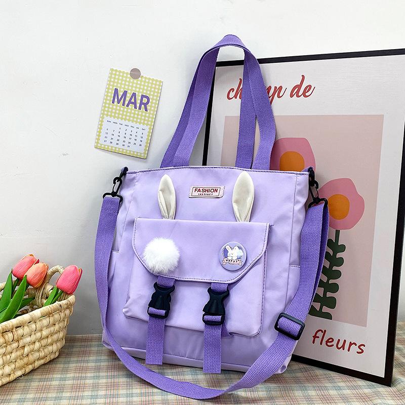 Junior High School Students Make-up Handbag, New Women's Bag, Fashionable and Sweet, Large-capacity Messenger Bag