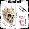 Halloween Skull Mask Skeleton Mask Full Head Demon Skull Masks Knife Outfit Scary Cosplay Party Props For Adult