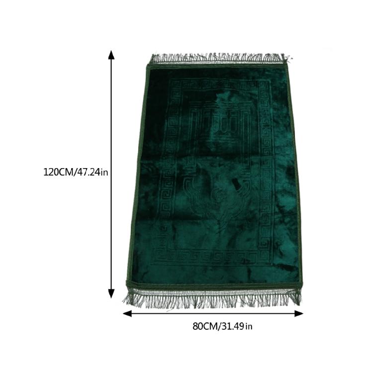 Soft Prayer Rug Blanket Home Embroidery Gift Islamic Muslims Tasseled Tapestrys Bedroom Decoration Carpet