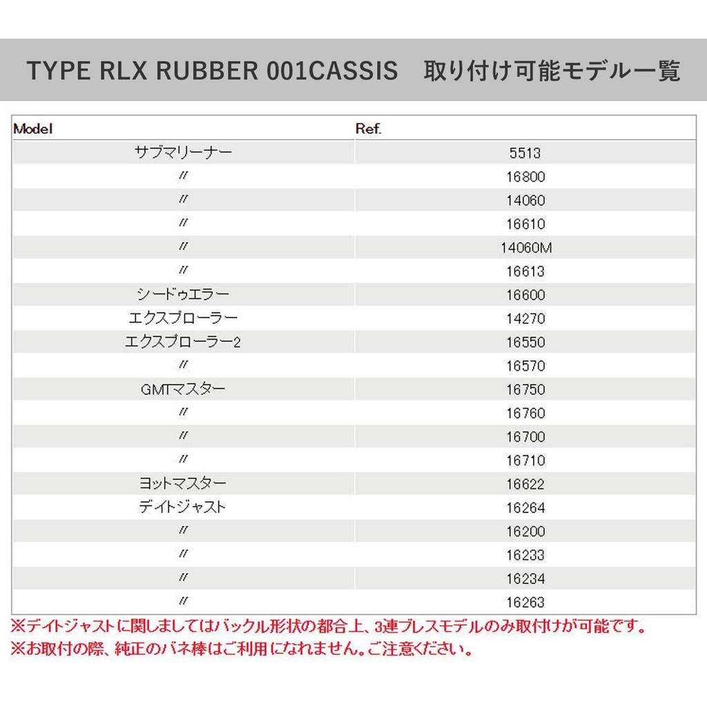 CASSIS Type RLX Rubber 001 Rubber Band for Fully Replacement Tool U6000001086020 Rolex, Waterproof, 20mm, Orange, Included,