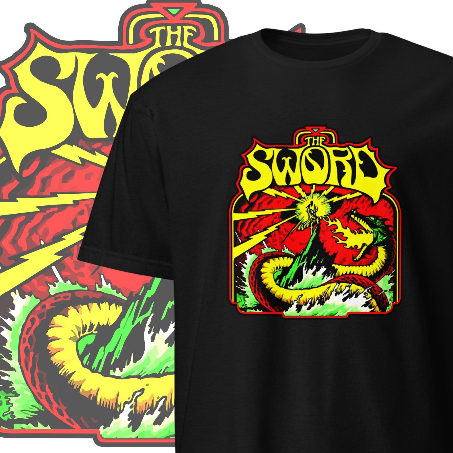 The Sword Band T shirt Vintage Rock Band Clothing M