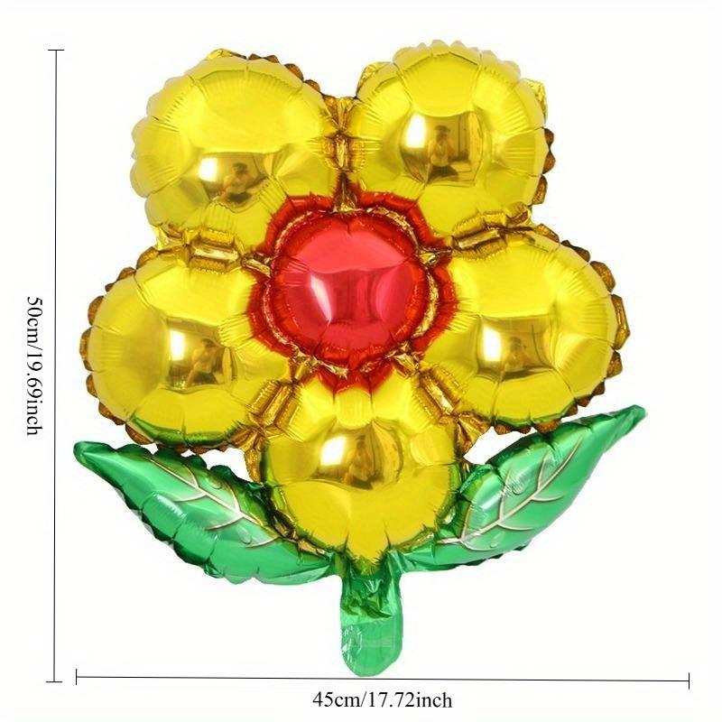 10Pcs 18Inch Flower Foil Balloons Leaf Flower Baloon Birthday Party Wedding Decorations Party Suplies