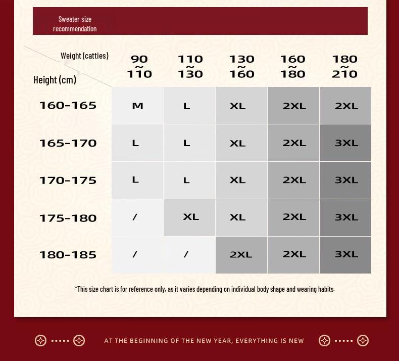 Jeanswest Men's Year of the Snake Fleece-Lined Pullover Sweater