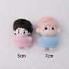 niannyyhouse 5cm & 7cm Plush Clothes, Plain T-Shirt Set of 2, Cotton Doll Outfits, Accessories, Dress-Up (a1)