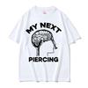 "Roscosmos Vintage Logo" CCCP Soviet Union Men's T-Shirt Cotton Harajuku Style Fashion Crewneck Short Sleeve Retro Space Graphic