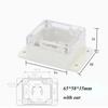 High Quality Waterproof Outdoor Junction Box Transparent 10 Styles Electronic Instrument Housing Case Plastic Enclosure Cover