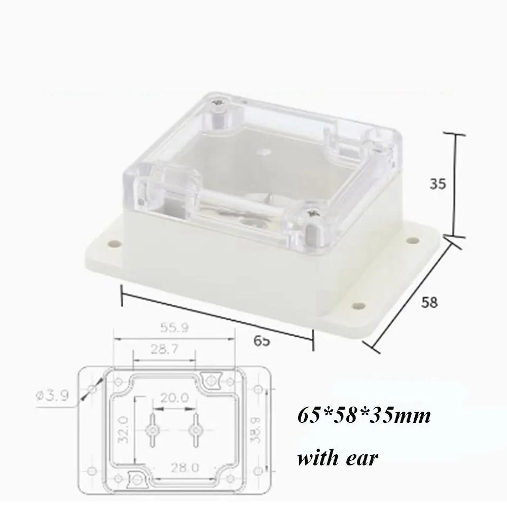High Quality Waterproof Outdoor Junction Box Transparent 10 Styles Electronic Instrument Housing Case Plastic Enclosure Cover
