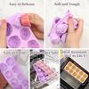 New 10-Cavity Rose Silicone Mold 3D Nonstick Baking Cake Molds DIY Reusable Pudding Mould Pastry Making